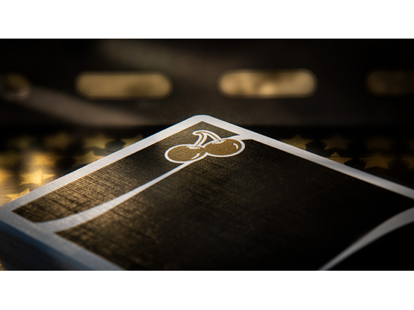 Cherry Casino (Monte Carlo Black and Gold) Playing Cards by Pure Imagination Projects
