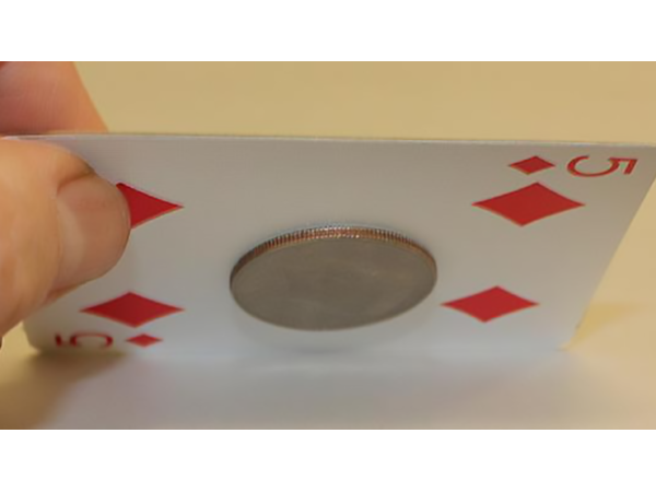 Magnetic Cards (2 pack/Red) by Chazpro Magic.