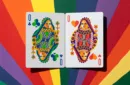 DKNG Rainbow Wheels (Green) Playing Cards by Art of Play – Bild 2
