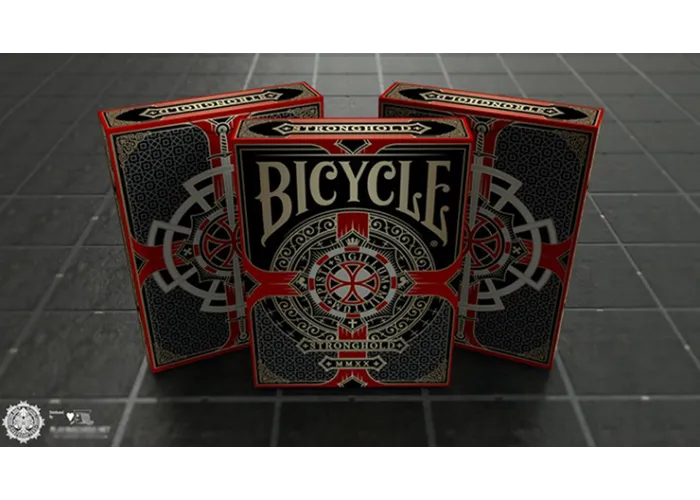 Bicycle Stronghold Crimson Playing Cards