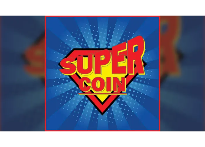 SUPER COIN (Gimmicks and Online Instructions) by Mago Flash