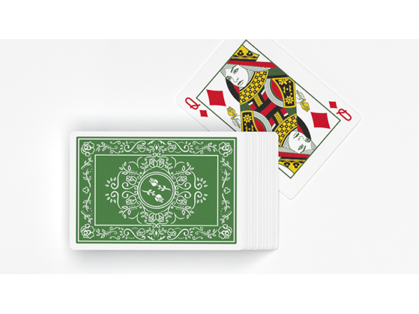 BLACK ROSES IMMERGRÜN Playing Cards