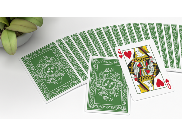 BLACK ROSES IMMERGRÜN Playing Cards