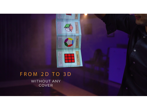 Rubik's Cube 3D Advertising (Gimmicks and Online Instructions) by Henry Evans and Martin Braessas