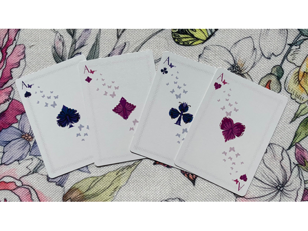 Bicycle Butterfly (Purple) Playing Cards