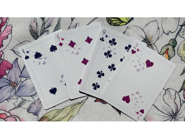 Bicycle Butterfly (Purple) Playing Cards