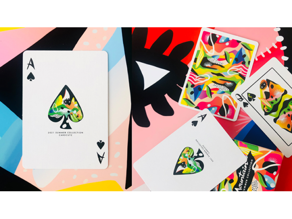 2021 Summer Collection: Mountain Gilded Playing Cards by CardCutz