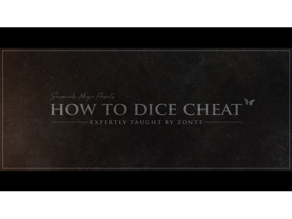 Limited How to Cheat at Dice Yellow Leather (Props and Online Instructions)  by Zonte and SansMinds