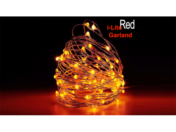 i-Lite Garland RED by Victor Voitko (Gimmick and Online Instructions)