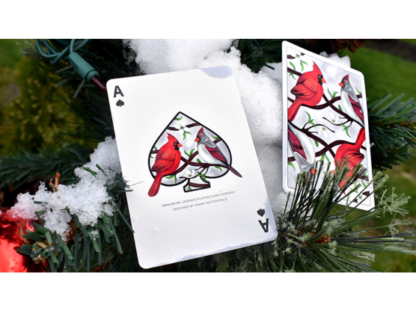 Cardinals Playing Cards by Midnight Cards