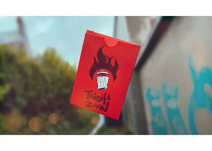 Trash & Burn (Red) Playing Cards by Howlin' Jacks