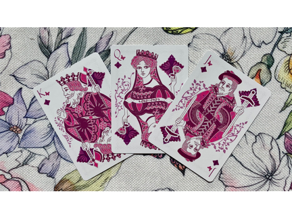 Gilded Bicycle Butterfly (Violet) Playing Cards