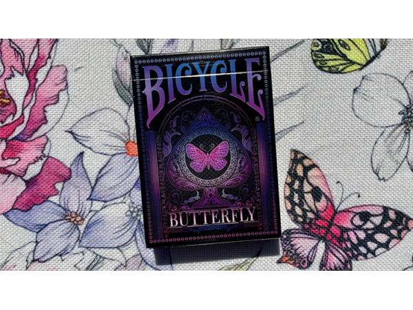 Gilded Bicycle Butterfly (Purple) Playing Cards