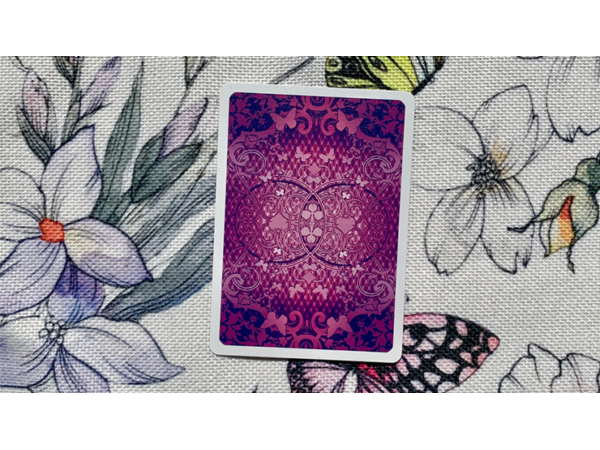 Gilded Bicycle Butterfly (Purple) Playing Cards