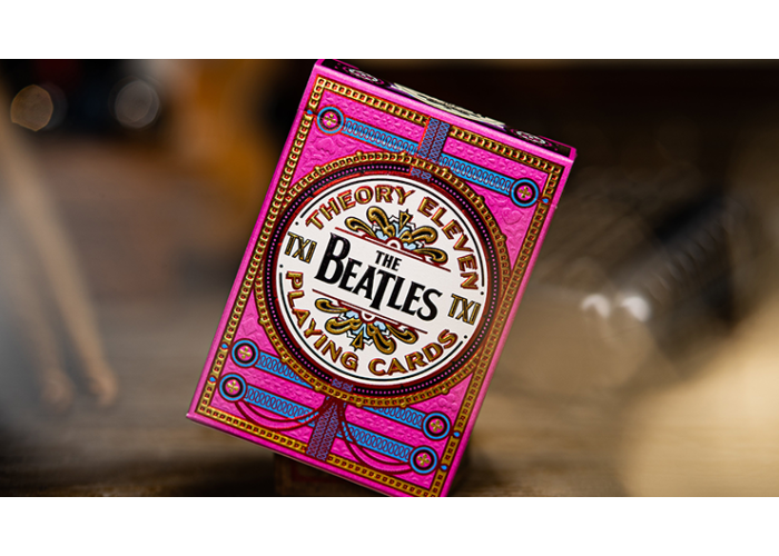 The Beatles (Pink) Playing Cards by theory11