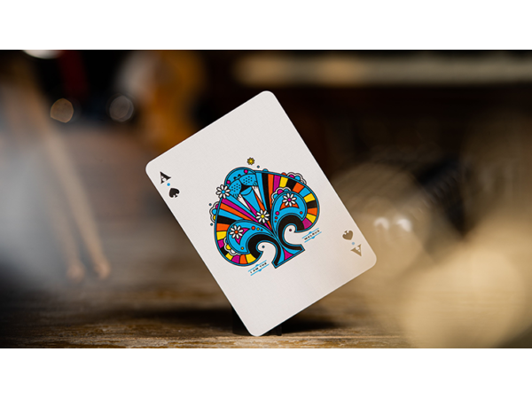 The Beatles (Pink) Playing Cards by theory11