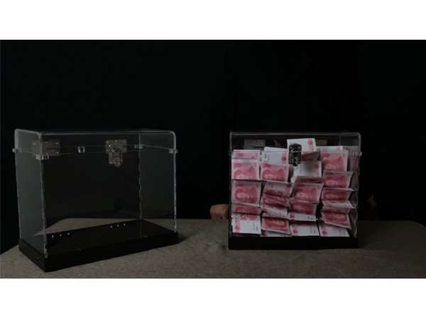 PORTABLE MONEY BOX / WITH BILLS by JL Magic
