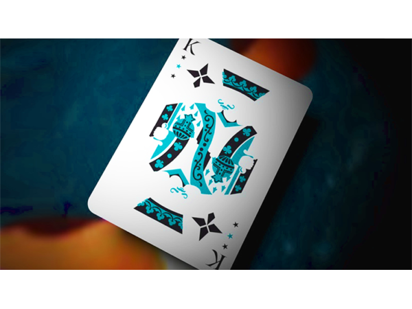 Aqua Falcon Throwing Cards by Rick Smith Jr. and De'vo
