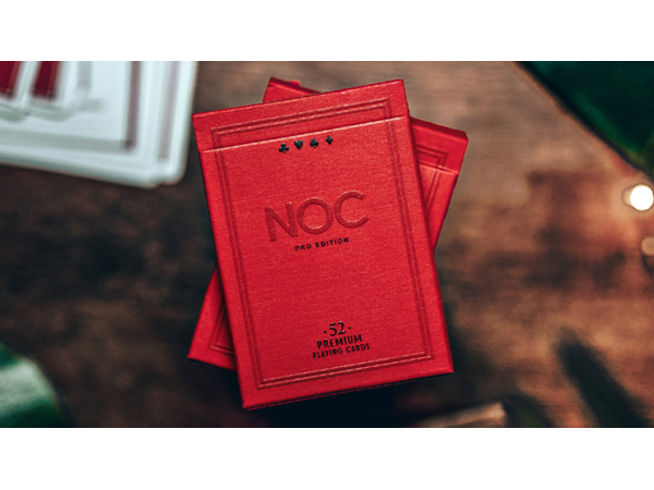 NOC Pro 2021 (Burgundy Red) Playing Cards