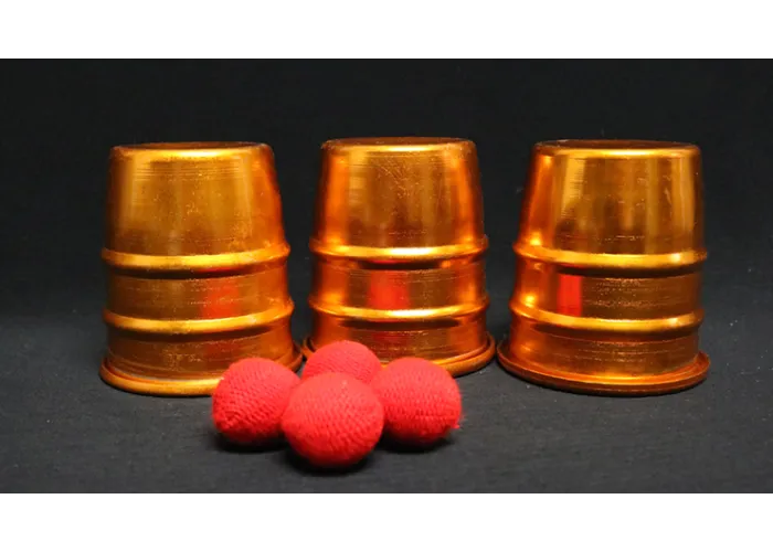 Cups & Balls (Copper) by Zanders Magical Apparatus