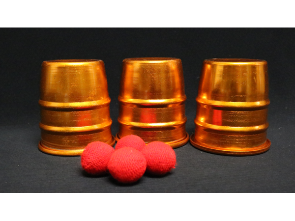 Cups & Balls (Copper) by Zanders Magical Apparatus