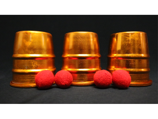 Cups & Balls (Copper) by Zanders Magical Apparatus