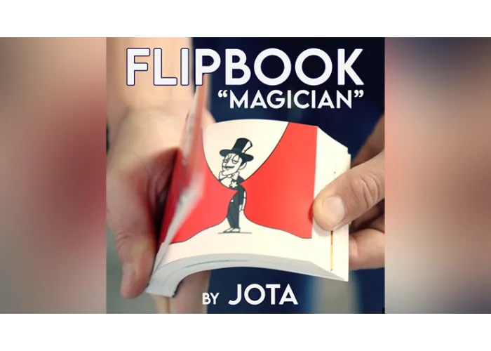 FLIP BOOK MAGICIAN (Gimmick and Online Instructions) by JOTA