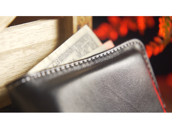 Easy Money Black Wallet (Gimmick and Online Instructions) by Spencer Kennard