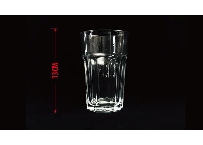 SELF EXPLODING DRINKING GLASS RIDGE (13.5cm) by Wance