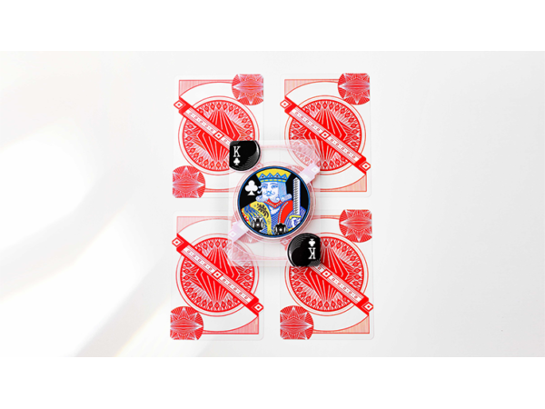 Red Transparent Playing Cards by MPC