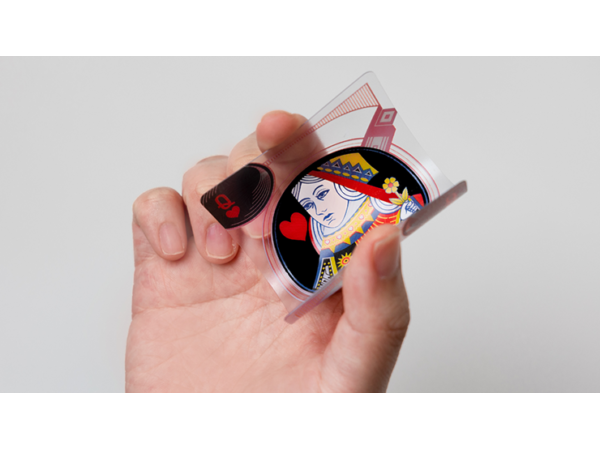 Red Transparent Playing Cards by MPC