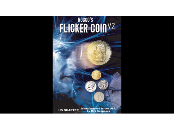 FLICKER COIN V2 (Quarter) by Rocco