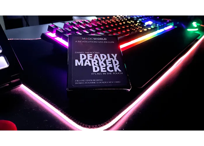 DEADLY MARKED DECK BLUE BICYCLE (Gimmicks and Online Instructions) by MagicWorld