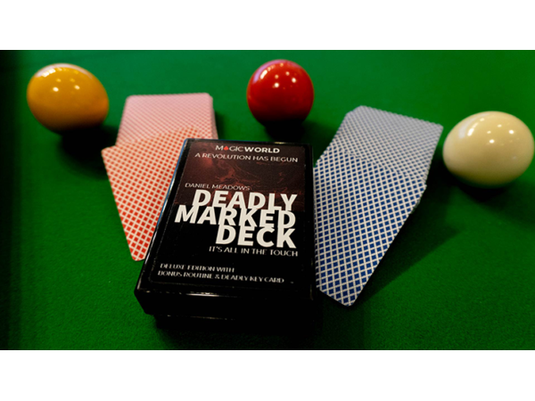 DEADLY MARKED DECK BLUE BEE (Gimmicks and Online Instructions) by MagicWorld