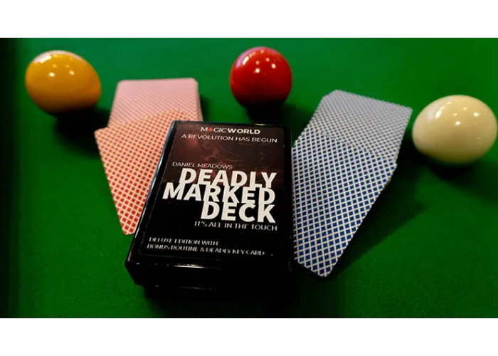 DEADLY MARKED DECK RED BEE (Gimmicks and Online Instructions) by MagicWorld