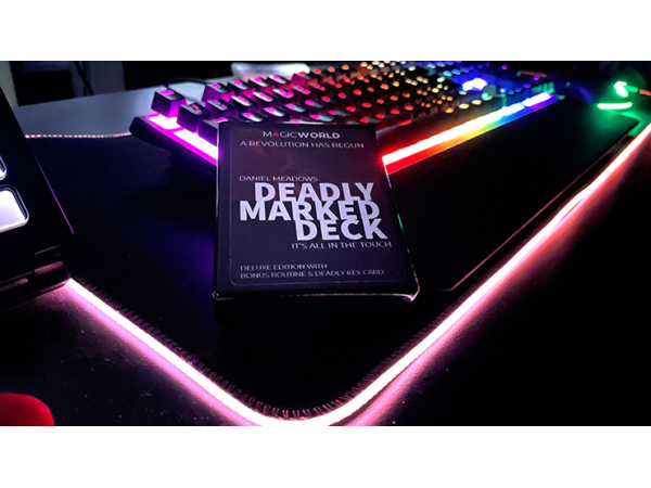DEADLY MARKED DECK RED BEE (Gimmicks and Online Instructions) by MagicWorld