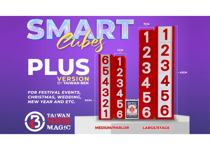 Smart Cubes PLUS RED (Medium / Parlor) by Taiwan Ben