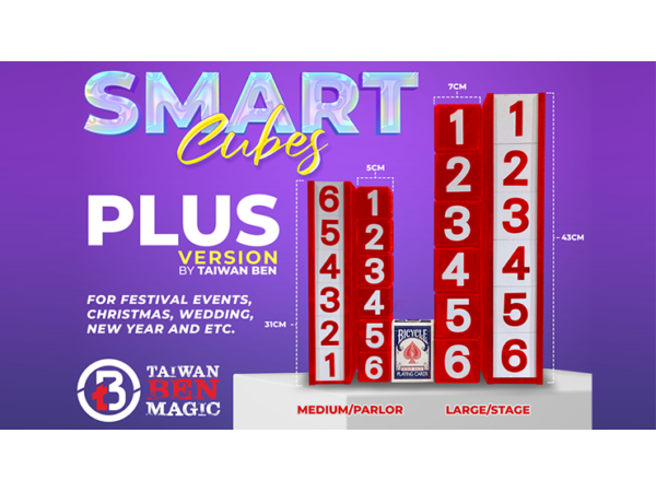 Smart Cubes PLUS RED (Medium / Parlor) by Taiwan Ben