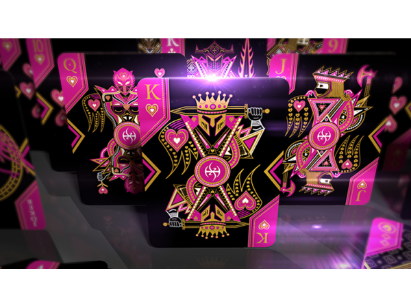 Pink Lordz Playing Cards (Foil) by De'vo vom Schattenreich and Handlordz