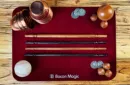 Wooden wand PRO (Bold Black) by Harry He & Bacon Magic – Image 4