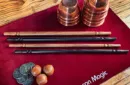 Wooden wand PRO (Bold Black) by Harry He & Bacon Magic – Image 6