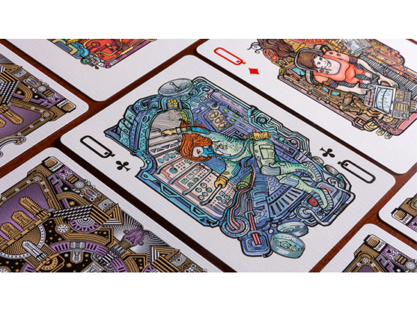 Vacuum Tube Space Playing Cards