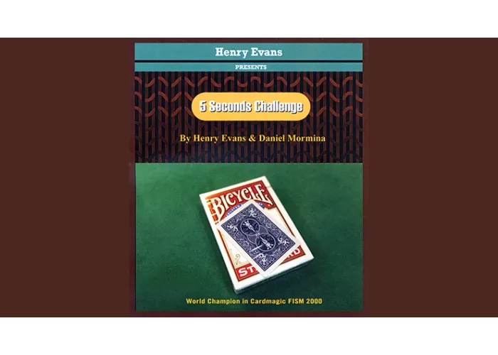 5 Second Challenge (Gimmicks and Online Instructions) by Henry Evans and Daniel Mornina