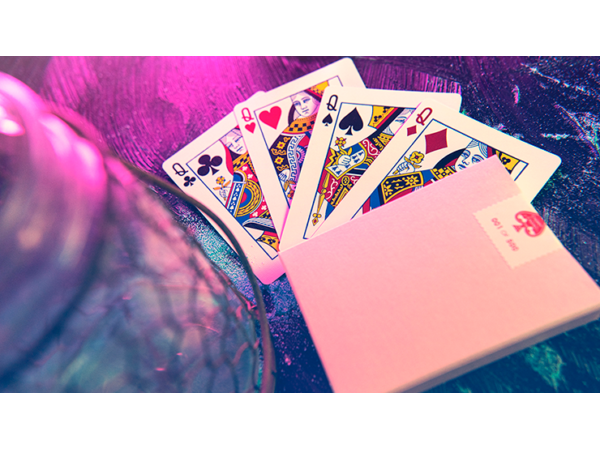 Cherry Casino House Deck Playing Cards (Flamingo Pink)