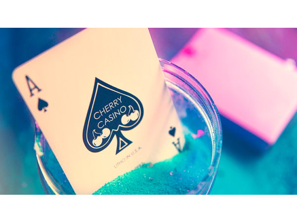 Cherry Casino House Deck Playing Cards (Flamingo Pink)