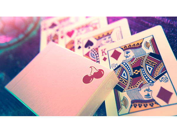Cherry Casino House Deck Playing Cards (Flamingo Pink)