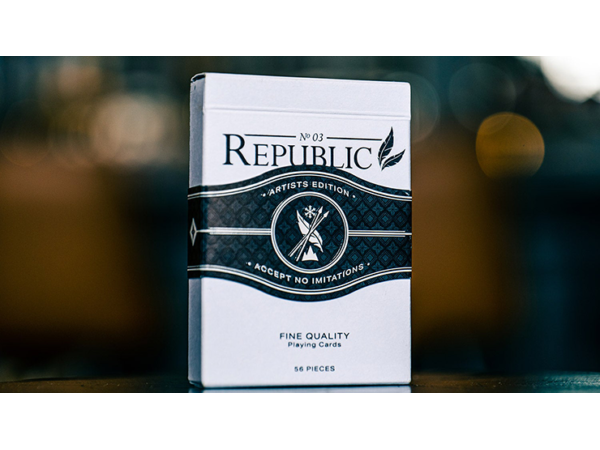 Republic Artist (Black) Playing Cards