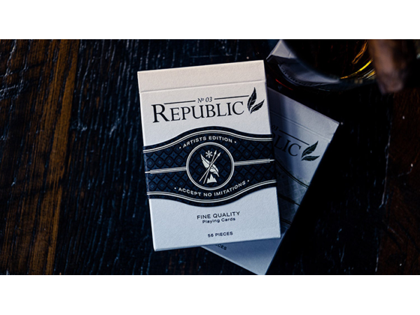 Republic Artist (Black) Playing Cards