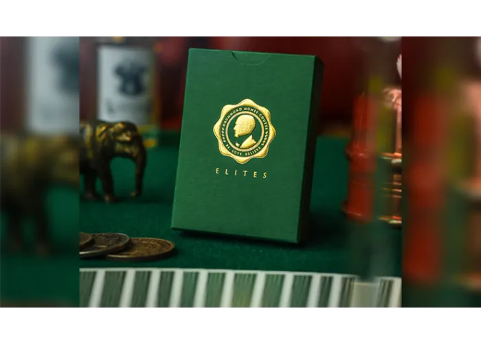 DMC ELITES V4: Marked Deck (Forest Green Phantom Finish) Playing Cards