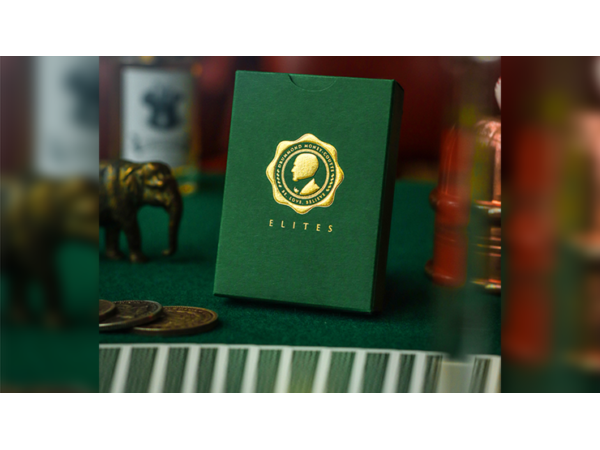 DMC ELITES V4: Marked Deck (Forest Green Phantom Finish) Playing Cards